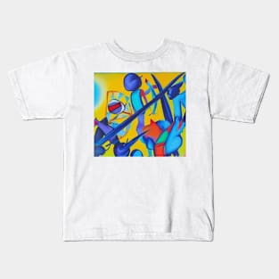 German expressionist painting about the future Kids T-Shirt